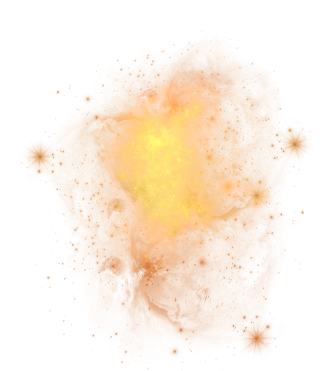 Gold Magic Galaxy Overlay 